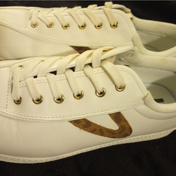 Tretorn nylite Leopard trim sneakers - Picture 8 of 9